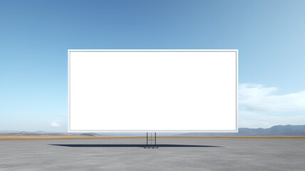 Fototapeta premium A billboard set against the sky 