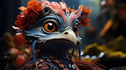 Anthropomorphic Animal Photo Generated with AI Tools