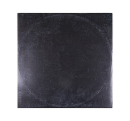 Vinyl Record Album EP Cover Texture Mockup. Realistic paper overlay with worn edges and damage - scratches, torn, grainy outline. Album cover old effect for cd, vinyl. 