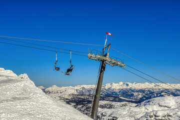 Skiläufer am Krippenstein | Salzkammergut

