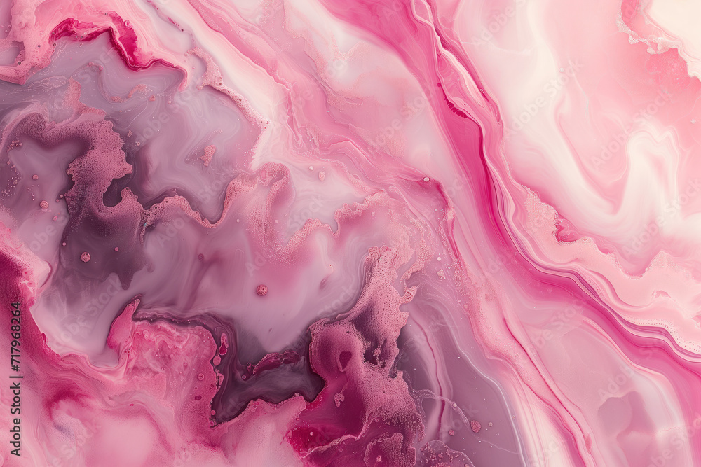 Aufkleber abstract pink marble background image. created with generative ai technology