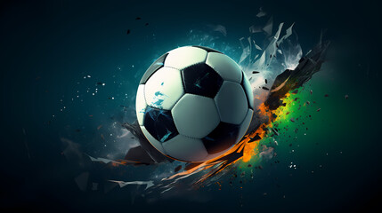 Naklejka premium super bowl background, american football banner