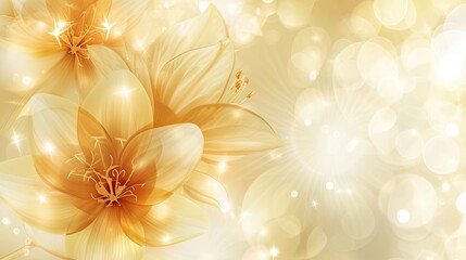 floral light abstract background
