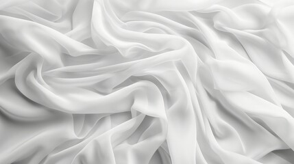 Obraz premium White fabric texture background design element