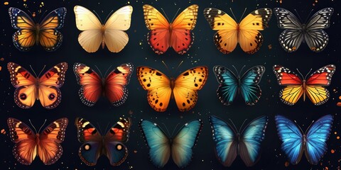 Butterflies Transparent Elegance