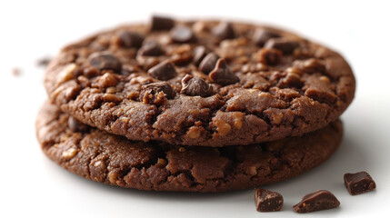 Obraz premium Soft baked choclate cookie well decorated product photo