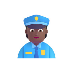 Police Officer : Medium-Dark  Skin Tone
