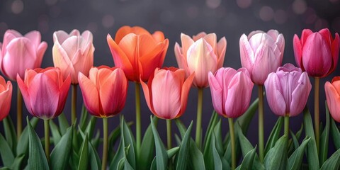 Tulips Transparent Beauty