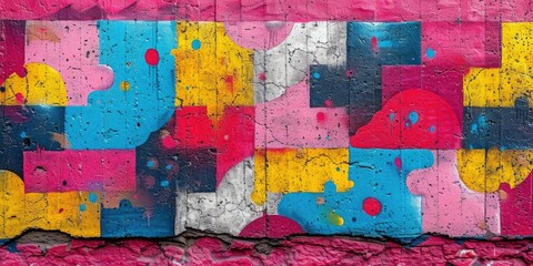 Artistic Graffiti Urban - obrazy, fototapety, plakaty