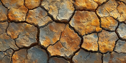 Cracked Desert Ground