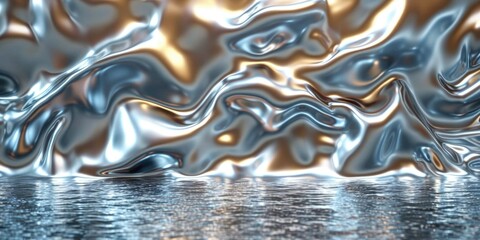 Glossy Metal Surface