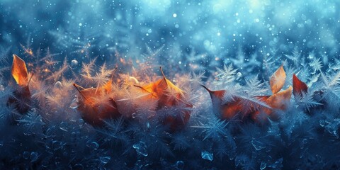 Frosty Window Winter