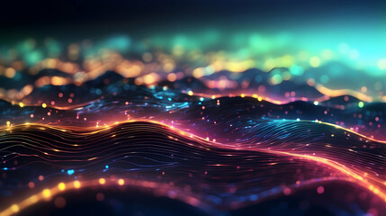 Digital transformation line gradient background, Abstract technology backdrop, Futuristic digital concept, Gradient lines and technology, Modern digital transformation pattern, Tech-inspired gradient 