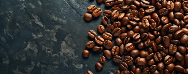 coffee beans, roasted, border, dark, textured, surface, background, beverage, menu, brown, caffeine, coffee, design, frame, texture, rich, gourmet, freshness, backdrop, sace for text, copy space, espr