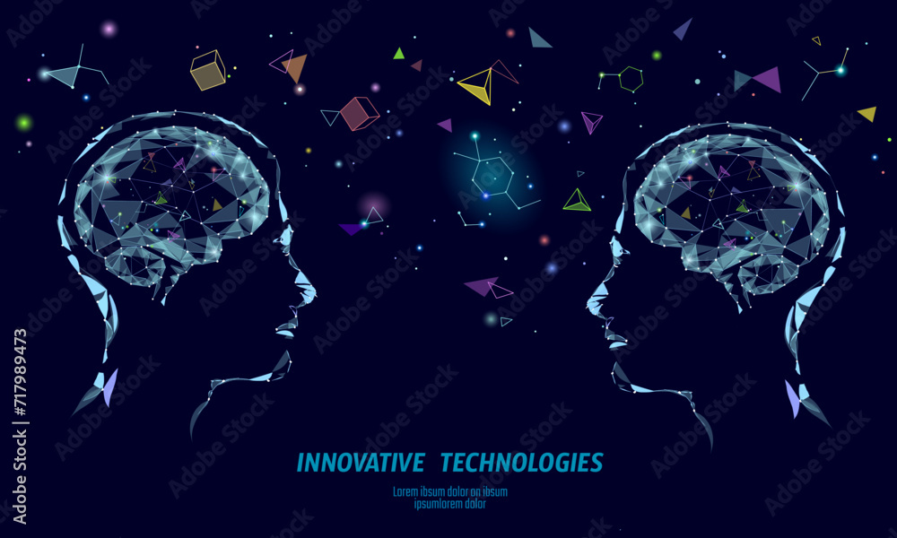 Aufkleber virtual voice computer online assistant concept. metaverse artificial intelligence help service busi