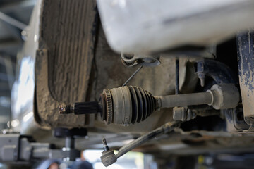 Replacement of the intermediate outboard bearing in the service station.