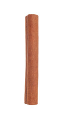 Dry aromatic cinnamon stick isolated on white