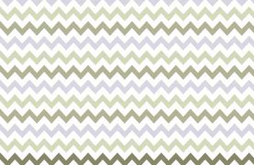 Green waves zig zag seamless background texture. Popular zigzag pastel chevron pattern on white background