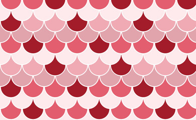 Scale Fish unicorn vivid background. Pattern skin fish. Scaled dragon underwater sea texture. Shape print snake. Fish scale element. © Tanita