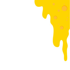 Melted Cheese Corner Border