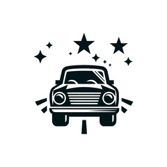car star logo vector illustration template design