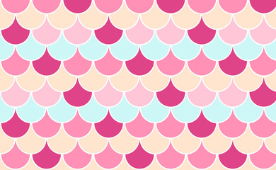 Scale Fish unicorn vivid mermaid background. Pattern skin fish. Scaled dragon underwater sea texture. Shape print snake. Fish scale background © Tanita