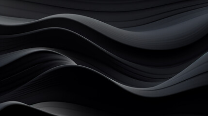 Abstract dark color waves wallpaper - ai generative