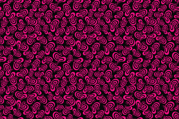 Pink flower texture. pink pattern with black background.