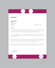 letterhead design template.