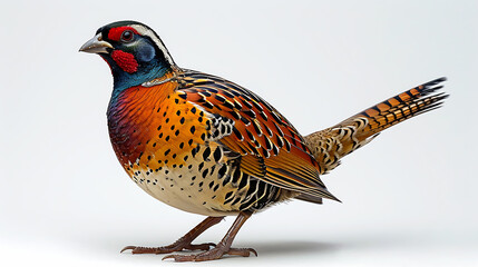 View of a Beautiful Partridge Bird - Powered by Adobe