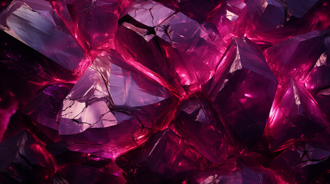 Abstract background with ruby effect texture