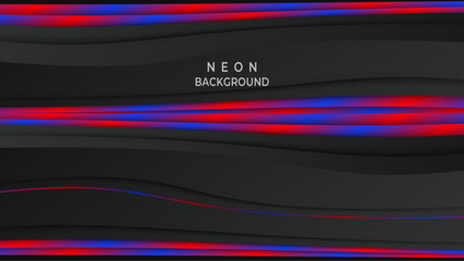 Neon purple pink stripes background. Vector graphic illustration.