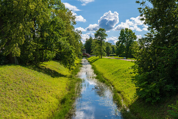 Landscape with the Bypass  Canal in Alexander Park