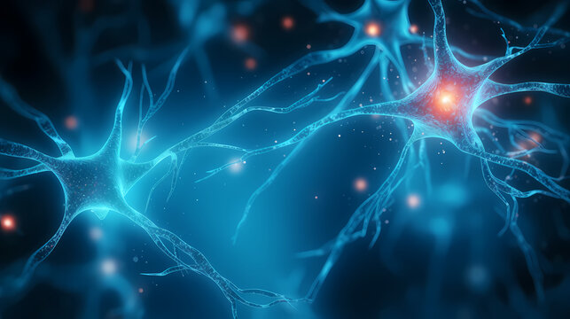 Nervous system, brain central nervous cells, neuroscience background