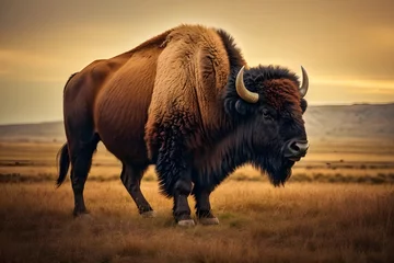 Foto op Plexiglas buffalo in the field © MENTOR