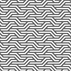 Vector seamless texture. Modern geometric background. Lattice with intersecting stripes.