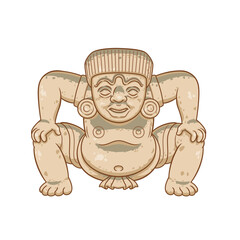 Dwarf statue, The sign of Si Thep Historical Park of Thailand.