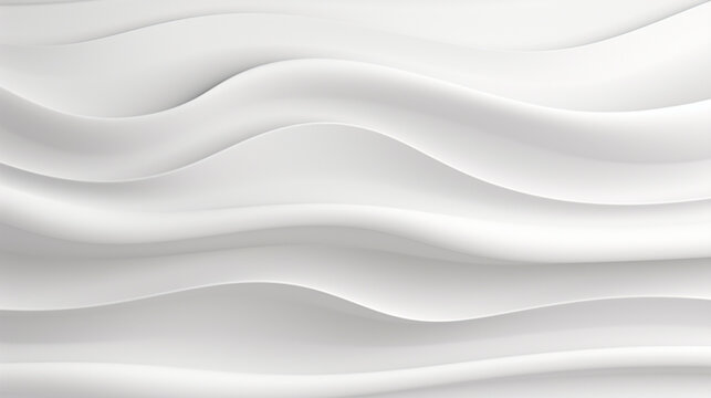 White waves pattern abstract background - ai generative © DesiArt