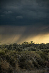 Strange cloud formation in the horizon