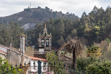 A Ponte Ulla, Spain. The Parish Church of Santa Maria Magdalena, a Galician Baroque Catholic temple