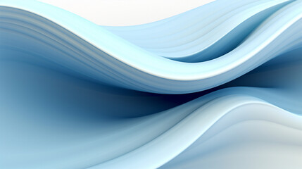 Obraz premium Blue waves pattern abstract background - ai generative