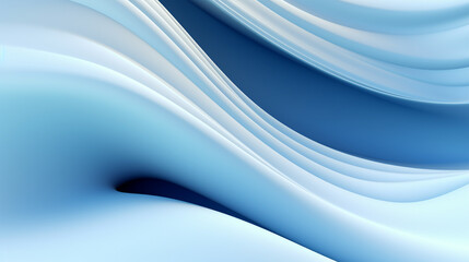 Blue waves pattern abstract background - ai generative