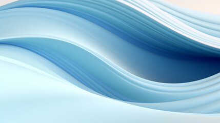Blue waves pattern abstract background - ai generative