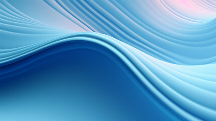 Blue waves pattern abstract background - ai generative