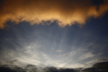 clouds in the sky