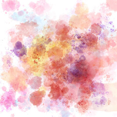 Hand-painted abstract watercolor background