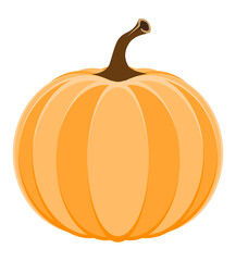 horrible pumpkin halloween stock vector illustration