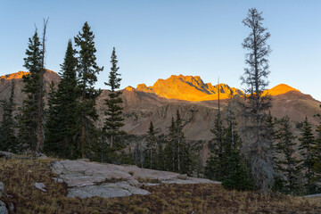 Mount Silverthorne in the Eagles Nest Wilderness, Colorado