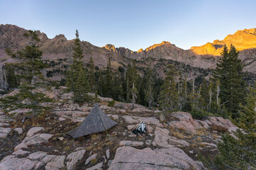 Ultralight camping in the Eagles Nest Wilderness, Colorado