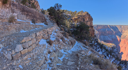 Rocky path into Hermit Canyon Grand Canyon AZ